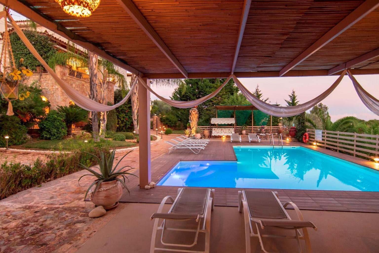 Villa Maira Luxurious With Private Swimming Pool Kórfos Zewnętrze zdjęcie