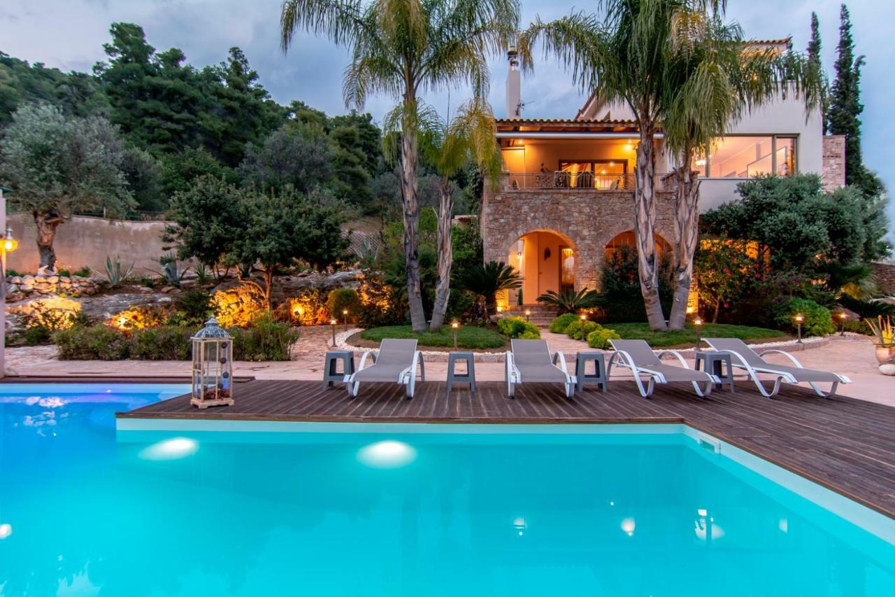 Villa Maira Luxurious With Private Swimming Pool Kórfos Zewnętrze zdjęcie