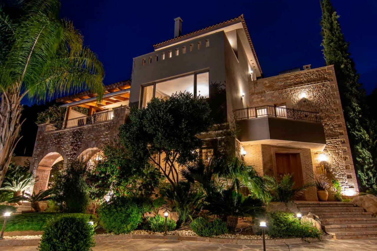 Villa Maira Luxurious With Private Swimming Pool Kórfos Zewnętrze zdjęcie